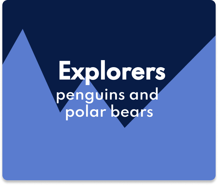 Theme: Explorers, penguins and polar bears 
