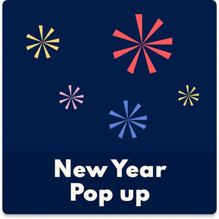 Theme: New Year pop up