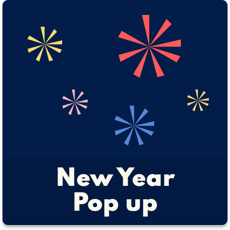 Thème : New Year Pop up